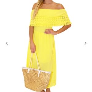 NWT Seaspice Resort Wear Yellow Dress